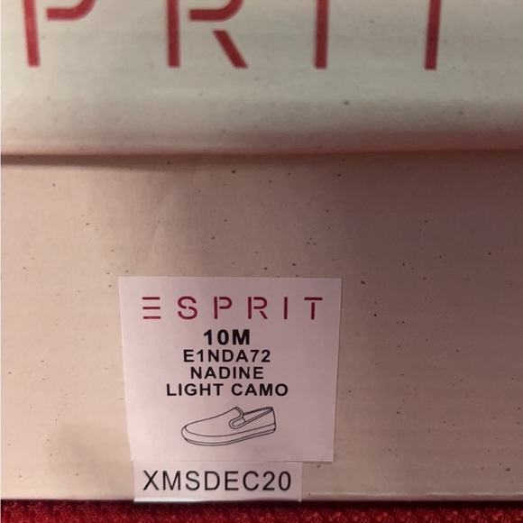 Espirit Nadine Light Camo Slip-on Espadrille - Picture 8 of 10